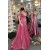 A-Line Off the Shoulder Long Prom Dress Formal Evening Gowns 901219