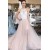 A-Line Lace and Tulle Long Prom Dress Formal Evening Gowns 901221