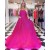 A-Line Strapless Sequin Tulle Long Prom Dress Formal Evening Gowns 901227