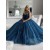 Long Blue Sparke Tulle Long Prom Dress Formal Evening Gowns 901280