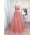 A-Line Lace and Tulle Long Prom Dress Formal Evening Gowns 901314