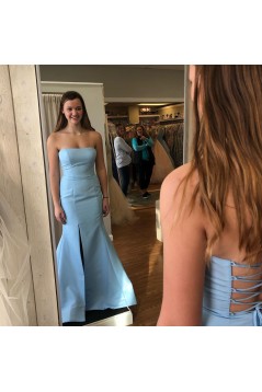 Elegant Long Yellow Mermaid Prom Dress Formal Evening Gowns 901332