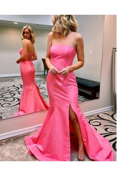 Elegant Long Yellow Mermaid Prom Dress Formal Evening Gowns 901332