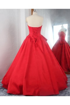 A-Line Sweetheart Long Red Prom Dress Formal Evening Gowns 901349