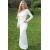 Long White Mermaid Lace Prom Dress Formal Evening Gowns 901363