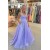 A-Line Spaghetti Straps Sparkle Prom Dress Formal Evening Gowns 901383