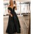 Long Black Off the Shoulder Prom Dress Formal Evening Gowns 901410