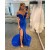 Long Royal Blue Mermaid Prom Dress Formal Evening Gowns 901411