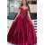 Long Lace Off the Shoulder Ball Gown Prom Dress Formal Evening Gowns 901422