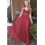 A-Line Lace Long Prom Dress Formal Evening Gowns 901495