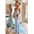 Elegant Long Mermaid Lace Prom Dress Formal Evening Gowns 901502