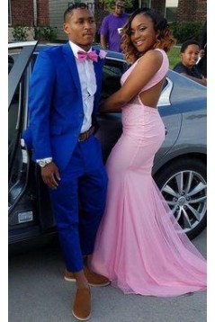 Long Pink Beaded Prom Dress Formal Evening Gowns 901506