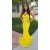 Mermaid Long Yellow Lace Prom Dresses Formal Evening Gowns 901530