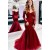Elegant Mermaid Long Sleeves Prom Dresses Formal Evening Gowns 901565