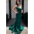 Long Green Mermaid Prom Dresses Formal Evening Gowns 901566