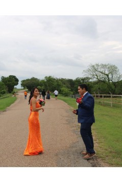 Mermaid Spaghetti Straps Sequin Long Prom Dresses Formal Evening Gowns 901582