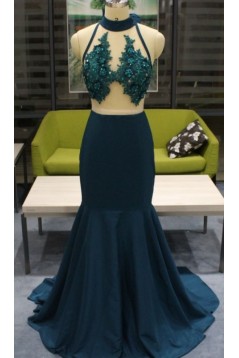 Mermaid Lace Long Prom Dresses Formal Evening Gowns 901600