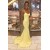 Long Yellow Mermaid Beaded Prom Dresses Formal Evening Gowns 901646