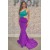 Long Mermaid One Shoulder Prom Dresses Formal Evening Gowns 901658
