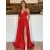 Long Red Prom Dresses Formal Evening Gowns with Pockets 901661