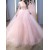 Long Pink Lace and Tulle Prom Dresses Formal Evening Gowns 901666