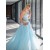 Long Blue Two Pieces Lace Prom Dresses Formal Evening Gowns 901677