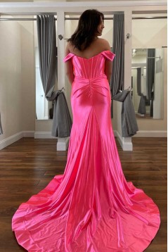 Long Mermaid Off the Shoulder Prom Dresses Formal Evening Gowns 901692