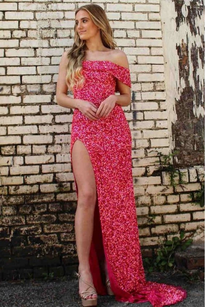 Long Sparkle Sequin Prom Dresses Formal Evening Gowns 901696