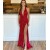 Long Red Sparkle Sequin Prom Dresses Formal Evening Gowns 901698