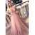 A-Line Lace and Tulle Long Prom Dresses Formal Evening Gowns 901746