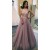A-Line Lace and Tulle Long Prom Dresses Formal Evening Gowns 901753
