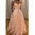 A-Line Long Sparkle Tulle Prom Dresses Formal Evening Gowns 901756