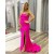 Long Mermaid Fuchsia Prom Dresses Formal Evening Gowns 901783