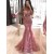 Long Mermaid Lace V Neck Prom Dresses Formal Evening Gowns 901840