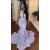 Mermaid Sparkle Lace Sleeveless Long Prom Dresses Formal Evening Dresses 901883
