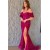 Mermaid Off the Shoulder Sequins Long Prom Dresses Formal Evening Dresses 901919