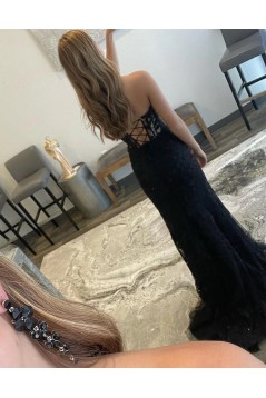 Mermaid Lace Sweetheart Long Prom Dresses Formal Evening Dresses 901928