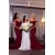 Long Burgundy Lace Mermaid Floor Length Bridesmaid Dresses 902062