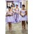 Short Lavender Off the Shoulder Bridesmaid Dresses 902073