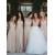 A-Line Sweetheart Long Tulle Floor Length Bridesmaid Dresses 902119