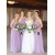 Modest Spaghetti Straps Chiffon Long Bridesmaid Dresses 902151
