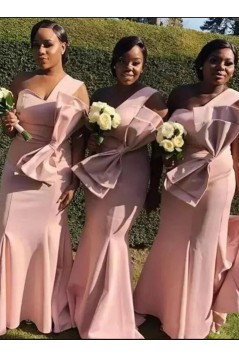 Long Mermaid One Shoulder Bridesmaid Dresses 902176