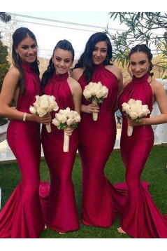 Long Mermaid Floor Length Bridesmaid Dresses 902264