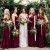 Long Grape Purple Tulle Floor Length Bridesmaid Dresses 902267
