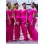 Long Mermaid FuchsiaOff the Shoulder Bridesmaid Dresses 902311