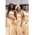Long Yellow Mermaid One Shoulder Bridesmaid Dresses 902331