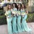 Long Mermaid Off the Shoulder Lace Bridesmaid Dresses 902340