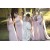 Long Pink Mermaid One Shoulder Bridesmaid Dresses 902361