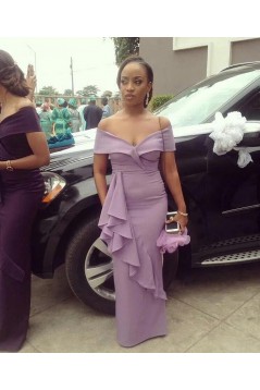 Long Off the Shoulder Bridesmaid Dresses 902385