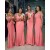 Long Off the Shoulder Floor Length Bridesmaid Dresses 902390
